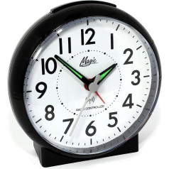 Magic 1897/7 M Радиоуправляемый будильник аналоговый Магия светового повтора светящиеся стрелки черный