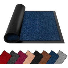 FB FunkyBuys Dirt Trapper Mat - Резиновые коврики Моющиеся легкие коврики для кухни Сверхмощные | Напольные коврики (60 см x 80 см, темно-синий)