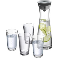 WMF Wasserkaraffe + 4 Wassergläser 0,25L 06.1770.9992