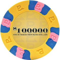 NexGen Pro Classic Poker Chips 10-6000: 9-граммовые аутентичные фишки для казино с трехцветным дизайном и текстурированной формой (упаковка из 50 штук)