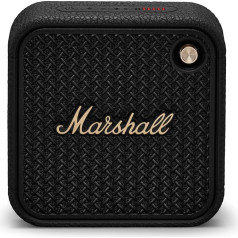 Беспроводная Bluetooth колонка Marshall Willen II, более 17+ часов в режиме воспроизведения, водонепроницаемость IP67 - черный и латунный