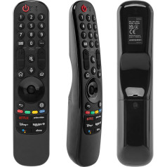 Инфракрасный пульт MR22GA для LG Magic Remote Control, ИК-пульт AKB760399001, совместимый с LG Smart TV 2022/2021, с 4 кнопками быстрого доступа (без голосовых функций, фу