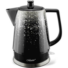 Керамический электрический чайник 1,5 л 1500 Вт mr-074-silver