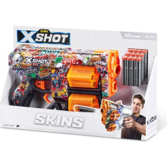 Zuru X-Shot Модель h скин-дредноут пусковая установка (12 стрел)