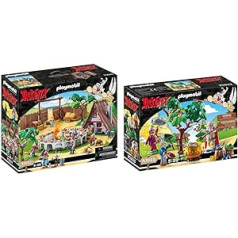 PLAYMOBIL Asterix 70931 Large Village Festival, Toy for Children from 5 Years & Asterix 70933 Miraculix with Magic Potion, Toy for Children from 5 Years