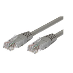 Cat.6a rj45 utp copper patch cord cable 1m. gray