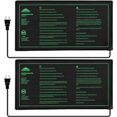 EAGLE PEAK 2 Pack Waterproof Seedling Heating Mat, 10