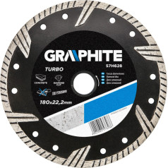 Graphite Алмазный диск 180 х 22,2 мм, турбо.
