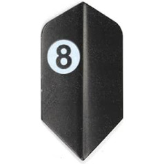 Us Darts - 5 Sets (15 Flights) AMERITHON 8 Ball Slim Dart Flights - Ex-Tough - 100 Micron