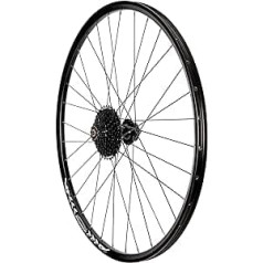 REDONDO 29 Inch Rear Wheel Hollow Chamber Rim Black Disc + 9 Speed Cassette