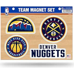 NBA Denver Nuggets Die Cut Team Magnet Set Sheet