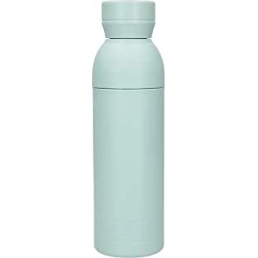 BUILT Planet Bottle, Eco Water Bottle, Recycled from 15 Plastic Bottles, Leak-Proof, Reusable, BPA-Free, Green, 500 ml Capacity