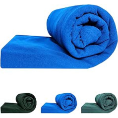 Acazmpar Sleeping Bag Liner, Camping Sleeping Bag, Travel Towel, Indoor Outdoor Camping Blanket with Zipper