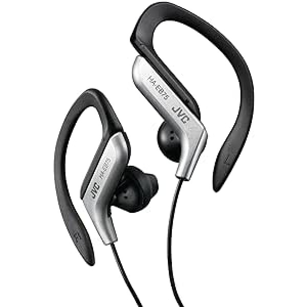 JVC HAEB75S Sports Clip Headphone (Silver)