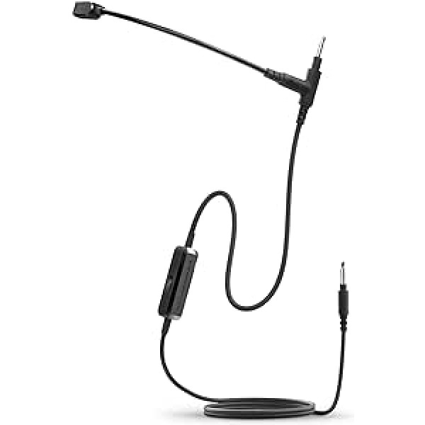 Energy Sistem Headphones Microphone 1 (Retractable Microphone, HQ Voice Calls, Universal Compatibility, Volume Control, 2 m Cable) - Black