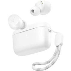soundcore by Anker A20i True Wireless Earbuds, Kabellose Bluetooth Kopfhörer, Bluetooth 5.3, 28 Std. Spielzeit, wasserfest, 2 Mikrofone mit KI, Kopfhörer einzeln verwendbar(Weiß)(Generalüberholt)