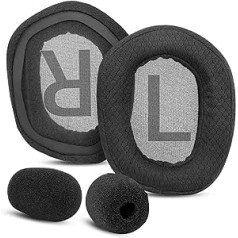 YunYiYi G733 G335 Replacement Ear Pads Compatible with Logitech G733 G335 G535 Wireless Gaming Headset Parts Ear Pads (Fabric Ear Pads/Black)