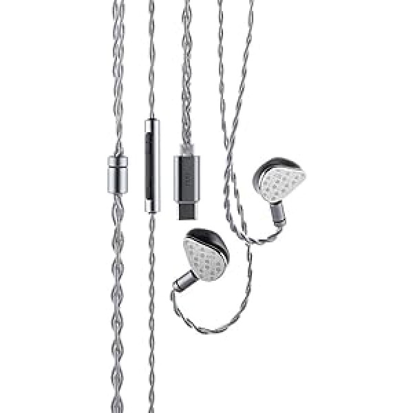 Moondrop May DSP Earphone USB-C DSP Dynamic+Planar Triver Hybird In-Ear Earphones with Interchangeable Cable