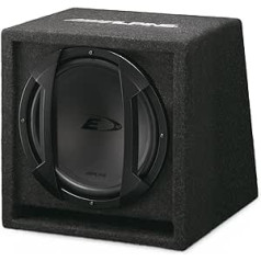 Alpine sbe-1044br – Car subwoofer (Passive, 150 W, 500 W, Terminal, MDF, Metal, Polymer, Kevlar) Black, Grey