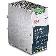 TRENDnet TI-S24048 240W Industrial Single Output DIN Rail Power Supply, Extreme -25 to 70°C (-13 to 158°F) Operating Temperature Range