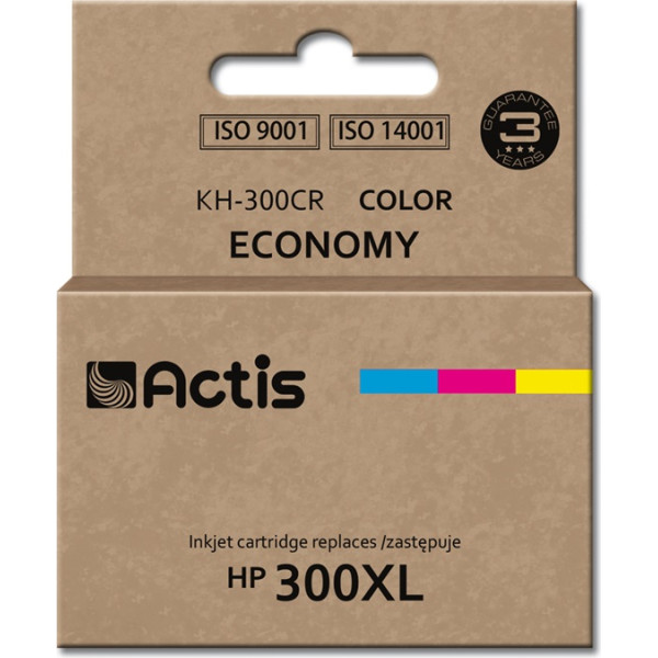 Partydeco Чернила Actis kh-300cr (замена hp 300xl cc644ee; стандартные; 21 мл; цветные)