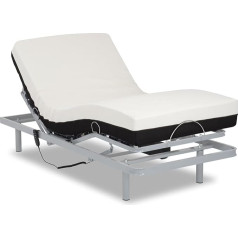 Gerialife Электрическая раскладная кровать с ортопедическим матрасом Memory Foam, 20 см (105 x 200, кабельный пульт) 105 x 200 см