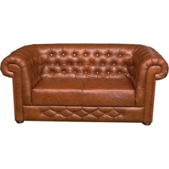 Jvmoebel Комплект дивана Честерфилд 3 местный обивочный кожаный диван Couchen Bantry