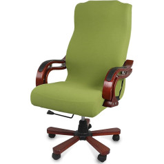 ‎Clgty CLGTY Натяжной чехол для вращающегося офисного кресла, съемный чехол для компьютерного кресла, нескользящая жаккардовая ткань, чехол дл