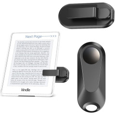 RF Fernbedienung для чтения на Kindle Paperwhite Oasis Kobo E-Book-eReader, Ferngesteuerter Kameraauslöser und Video, Seitenwender-Clicker für iPad-Tablets для чтения романов