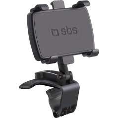Универсальный многоцелевой держатель мобильного телефона SBS Car Mount Dashboard Sun Visor and Rearview Mirror Suitable for Smartphones up to 7 Inches