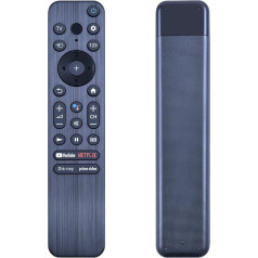 GOUYESHO RMF-TX800U Замена для Sony 4 8K HD ТВ голосовой пульт дистанционного управления Совместимость с RMF-TX900B KD-50X81K KD-50X82K KD-50X85K KD-65X80K KD-75X80K KD-75X82K XR-65X90K XR-75X