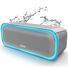 Портативная беспроводная Bluetooth колонка Doss SoundBox Pro со стереозвуком 20 Вт, активными басами, беспроводным стерео сопряжением, несколькими цве