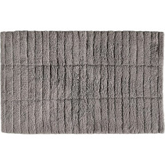 Zone Denmark Tiles Cotton Bath Mat, 80 x 50 см, Gull Grey