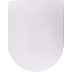 VEROSAN Duroplast Form Туалетное сиденье с механизмом Soft-Close для бесшумного закрывания, квадратная форма, белый, комфортное сидение, максимальная наг