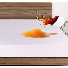 Dudu N Girlie Single Mattress Protector 100% Waterproof Mattress Protector Single Mattress Protector Anti Allergy Mattress Protector Extra Deep Breathable 90x200cm
