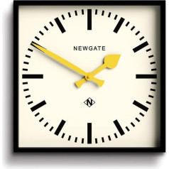NEWGATE® Железнодорожные настенные часы Номер пять - Квадратные часы - Кухонные часы - Офисные часы - Ретро часы - Дизайнерские часы - Вокзальные