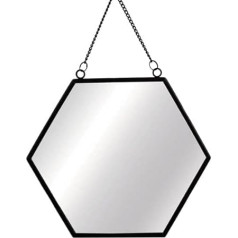 Sass and Belle Spiegel sechseckig, монохромный Schwarz