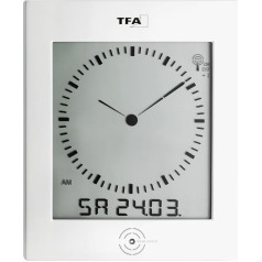 TFA 60.4506 Диалоговые настенные радиочасы с индикатором температуры в помещении