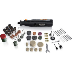 Brandson - перезаряжаемый многофункциональный инструмент 8 В - вращающийся инструмент со 110 принадлежностями - фрезерная фреза - переменная ско