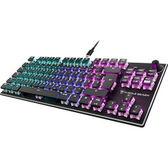 Turtle Beach Vulcan TKL - механический ПК-гейминг-тастатур Titan Switch с AIMO RGB-Beleuchtung и элоксированной алюминиевой панелью