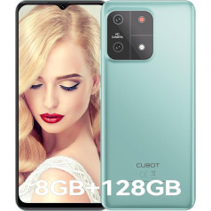 CUBOT A1 смартфон без контракта 8 ГБ (4 ГБ + 4 ГБ расширить) RAM + 128 ГБ ROM TF 1 ТБ расширить 6,56 дюймовый экран 13MP Камера 5100mAh Android 13 Мобильный телефон 4G Dual