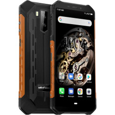 Ulefone Armor X5 4G Открытый смартфон без контракта, MTK6763 Octa-Core 3GB RAM 32GB ROM, Android 9.0 5.5 дюймов экран, IP68 / IP69K прочный мобильный телефон, Dual SIM, 13 MP + 5 MP + 2MP, 5000