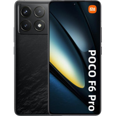 Смартфон Xiaomi Poco F6 Pro 12 ГБ + 256 ГБ 6,67 дюйма WQHD+ 120 Гц Flow AMOLED DotDisplay 5000 мАч аккумулятор 120 Вт HyperCharge черный