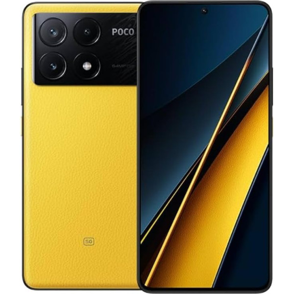 Xiaomi Poco X6 Pro Смартфон 8+256 ГБ 4 нм процессор 64 Мп тройная камера (желтый)