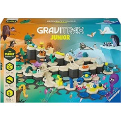 Ravensburger GraviTrax Junior Starter Set XXL - Expandable Marble Run for Children, Marble Run Mainly Made from Renewable Raw Materials with Educational Toy and Construction Toy from 3 Years
