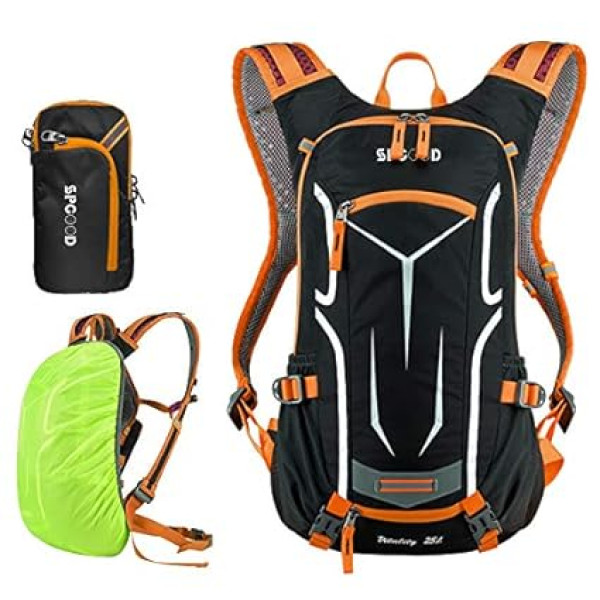 SPGOOD Bicycle Backpack 20L/25L (9 Colours) Waterproof Ultralight for Men and Women Multifunctional with Rain Cover / Helmet Cover Backpacks MTB Backpack Mountain Bike Backpack