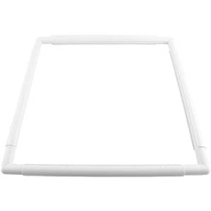 Square Embroidery Hoop, Square Embroidery Hoop, Plastic Sewing Hoop, Sewing Frame for DIY Sewing, Cross Stitch, Quilting (43.1 x 43.1 cm)