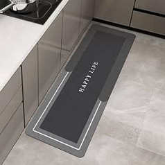 LXWINNER Super Absorbent Bath Mat, Memory Foam Bath Mat Set, Non-Slip Microfibre Bath Mats, Bath Mat, Non-Slip Washable, Bath Mats for Bath, Shower Room and Bathroom (CF33, 50 x 150)