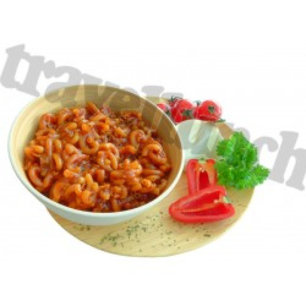 Tūristu pārtika PASTA with BEEF and PEPPER Sauce