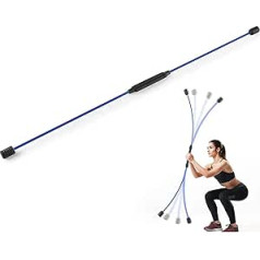 Fitness Swing Bar Pilates Yoga Bar Tremor Bar Vibrating Fitness Bar Fitness Bar Multifunctional Sports Tremor Elastic Training Bar for Fat Burning, Stretching Bar Muscle Training Bar